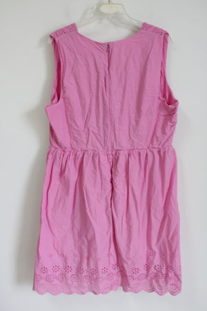 J.Crew Pink Eyelet Cotton Dress | 20