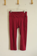 Reebok Maroon Capri Leggings | M