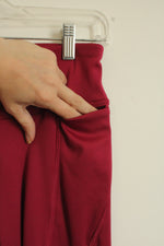 Reebok Maroon Capri Leggings | M