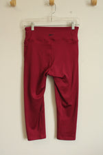Reebok Maroon Capri Leggings | M