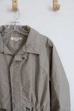 Travelsmith Tan Hooded Jacket | S