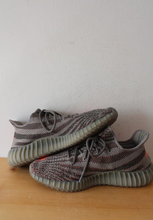 Adidas Yeezy Boost 350 Beluga Gray & Orange Sneakers | Size 13 Jubilee Thrift Adidas Yeezy Boost 350 Beluga Gray & Orange Sneakers | Size 13 Jubilee Thrift