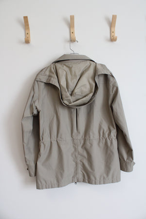 Travelsmith Tan Hooded Jacket | S
