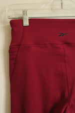 Reebok Maroon Capri Leggings | M
