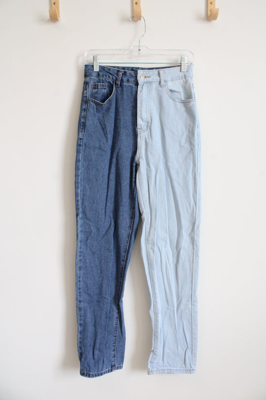 Shein Two-Toned Jeans | 4