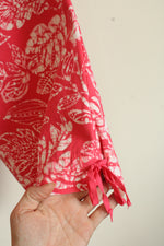 Caribbean Joe Pink and White Tropical Floral Print Bermuda Shorts | 8