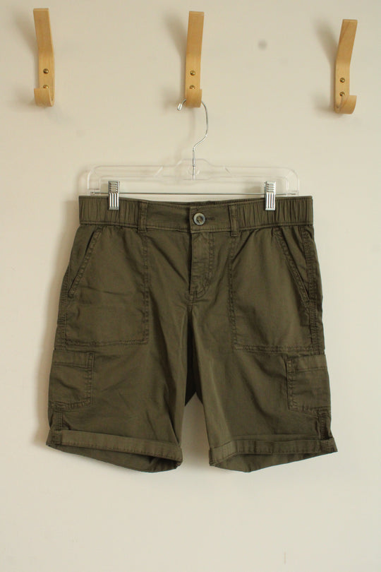 Sonoma Army Green Cuffed Bermuda Shorts | 6