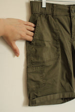 Sonoma Army Green Cuffed Bermuda Shorts | 6