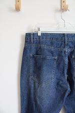 Miss Look Distressed Flare Leg Jeans | XL