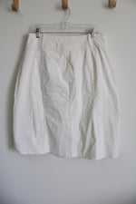 Worthington White Button Down Skirt | 16