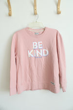 Life Is Good Pink Be Kind Crewneck Sweatshirt | XL