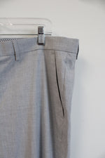 Express Light Gray Stretch Extra Slim Trousers | 38X34