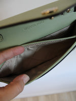 Michael Kors Jet Set Travel Green Gold Chain Crossbody Bag