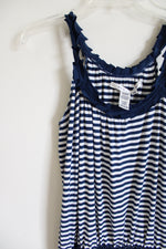 Max Studio Blue Striped Dress | XS
