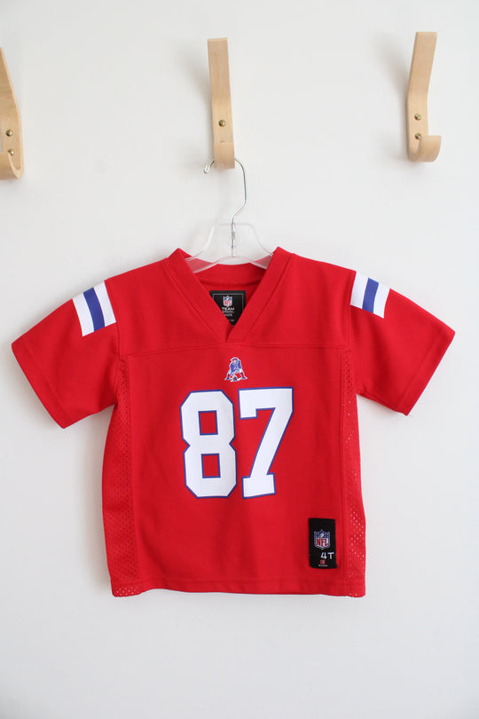 NFL #87 Gronkowski Red Jersey | 4T