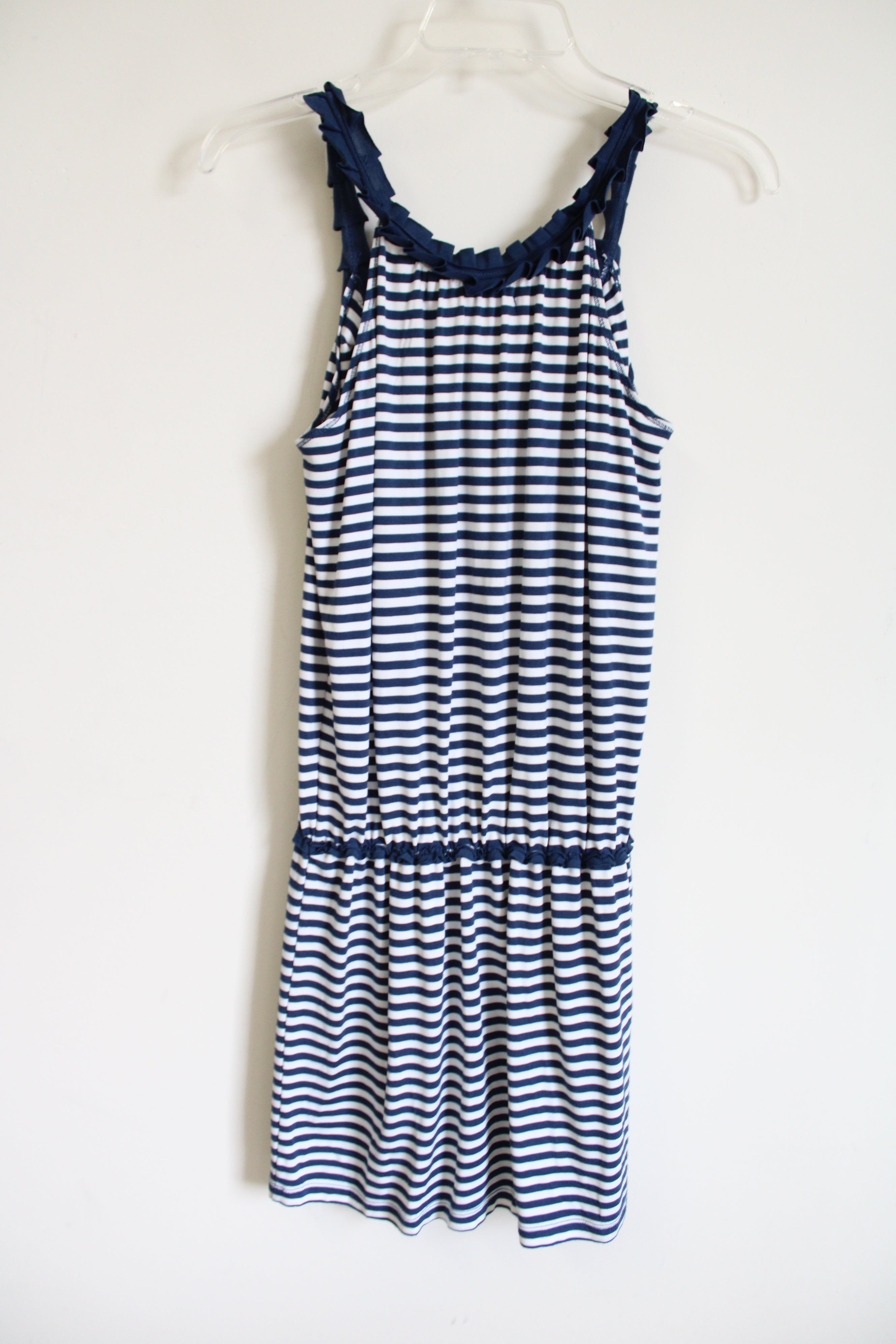 Max Studio Blue Striped Dress | XS