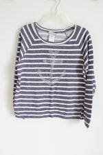 Disney Cruise Line Blue Striped Anchor Shirt | Youth XL (16)