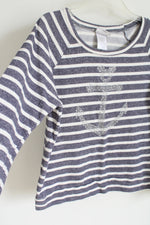 Disney Cruise Line Blue Striped Anchor Shirt | Youth XL (16)