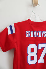 NFL #87 Gronkowski Red Jersey | 4T