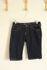 Old Navy Rockstar Dark wash Bermuda Denim Shorts | 2