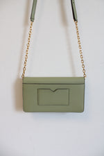 Michael Kors Jet Set Travel Green Gold Chain Crossbody Bag