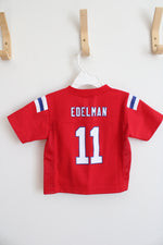 NFL #11 Edelman Red Jersey | 18 MO