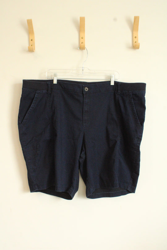 Lee Relaxed Fit Dark wash Pocket Bermuda Shorts | 24