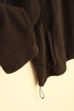 Tek Gear Black and Gray Quarter Zip Fleece Pullover with Pockets | XL