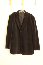 Claiborne Black Velvet Suit Jacket | 44L