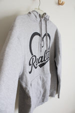 Port & Company Gray Heart Realtor Hoodie | XL