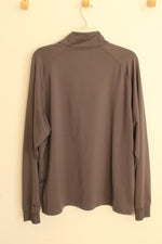 Walter Hagen Gray Quarter Zip Lightweight Pullover | M