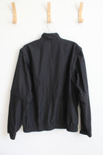 Walter Hagan Black 1/4 Zip Windbreaker Jacket | M