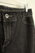 Baccini Black Wash Denim Midi Skirt | 10