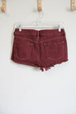 Bullhead Rust Brown Low Rise Denim Shorts | 5