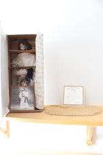 Ashton-Drake Galleries Porcelain Footprints Dolls with Base