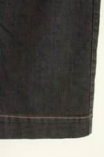 Baccini Black Wash Denim Midi Skirt | 10