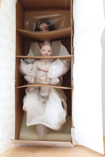 Ashton-Drake Galleries Porcelain "He Shows The Way" Dolls with Base