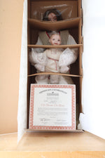 Ashton-Drake Galleries Porcelain "He Shows The Way" Dolls with Base