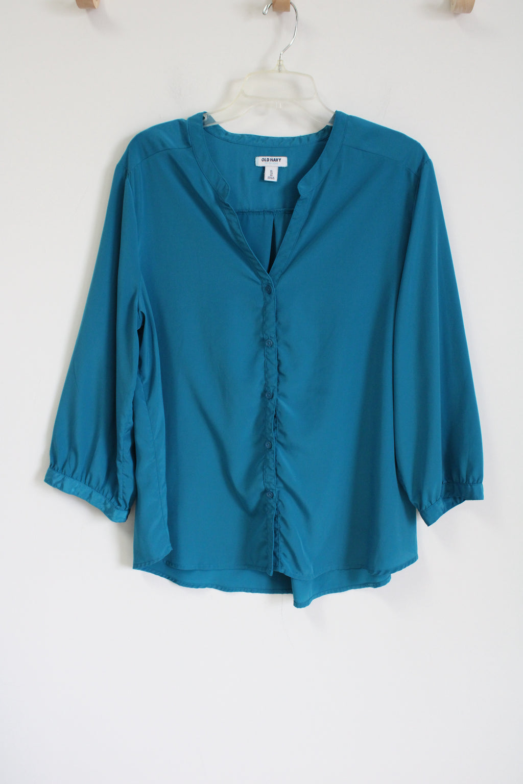 Old Navy Teal Blue Blouse | XL