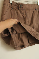 Sonoma Light Brown Cotton Skort | 8