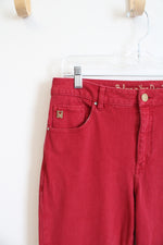 Kim Gravel Belle Red Capri Jeans | 10