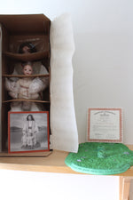 Ashton-Drake Galleries Porcelain "He Shows The Way" Dolls with Base