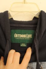 Outdoor Life Navy Blue "Buck Brand Realtree" Deer Hoodie | XXL