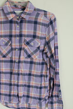 Aeropostale Purple Plaid Button Down Shirt | M