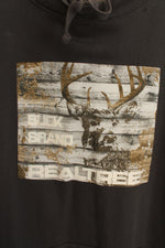 Outdoor Life Navy Blue "Buck Brand Realtree" Deer Hoodie | XXL