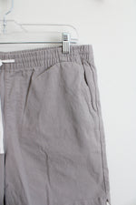 NEW Fashion Nova Twill Volley Gray Shorts | M