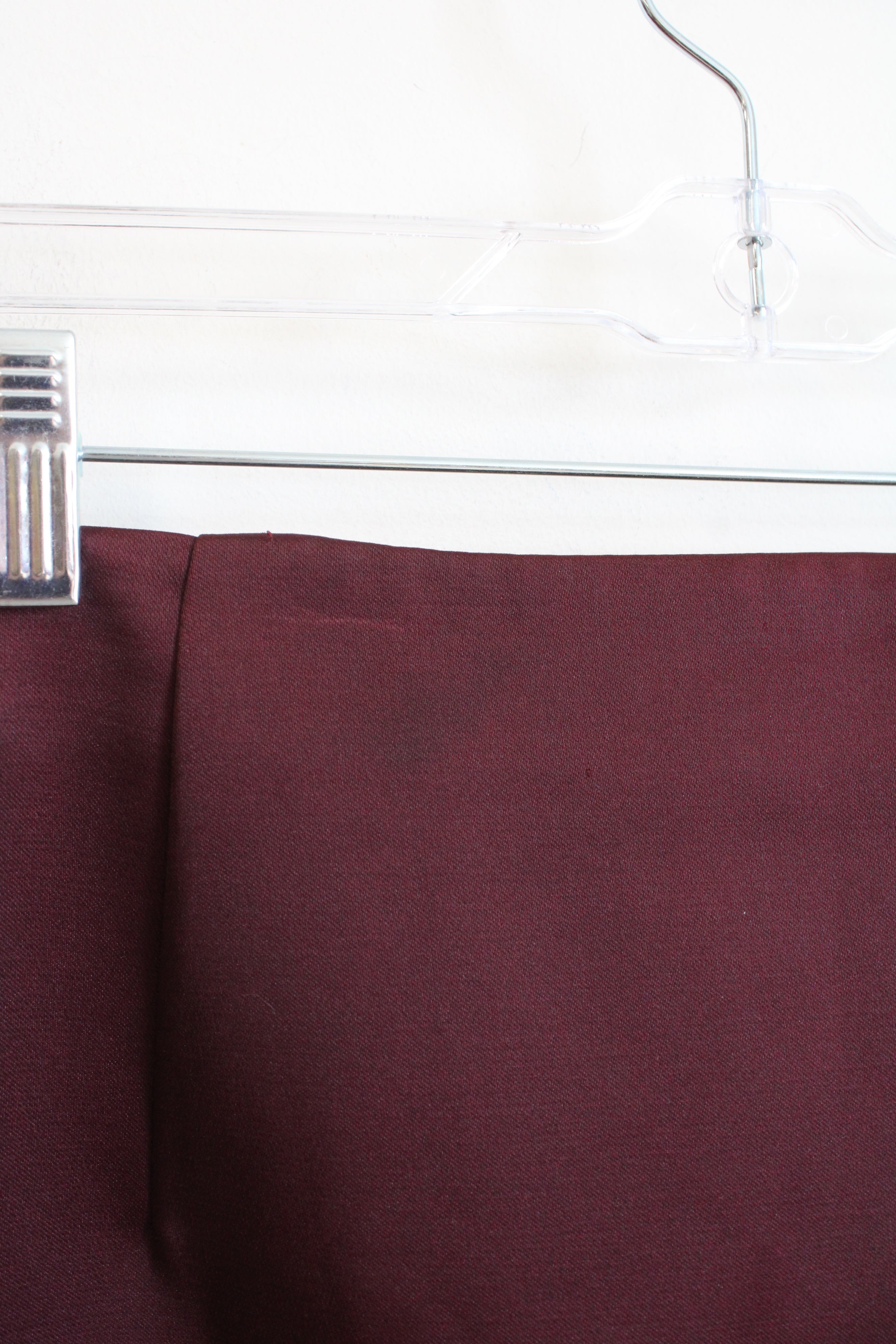 NEW A New Day Burgundy Satin Mini Skirt | 16