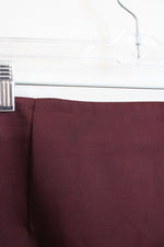 NEW A New Day Burgundy Satin Mini Skirt | 16