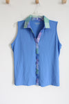 Izod Golf Blue Polo Tank | L