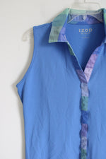 Izod Golf Blue Polo Tank | L